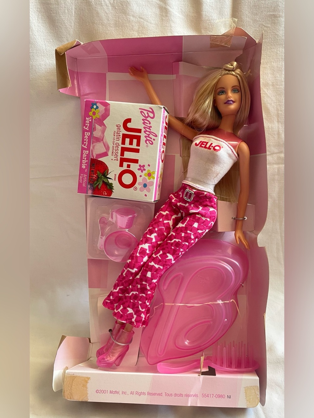 Vintage 2001 Mattel Barbie Jello-Fun Without Box